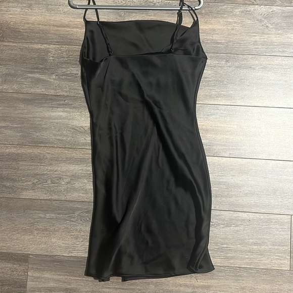 Black Silk Dress - Picture 3 of 3